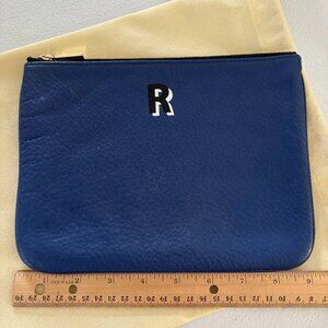 Rebecca Minkoff Leather 'Kerry Pouch' R Monogram Blue